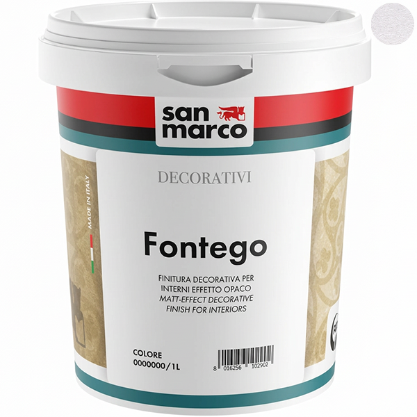 SAN Marco Fontego Argento Finitura Decorativa per Interni Effetto Opaco - SAN MARCO